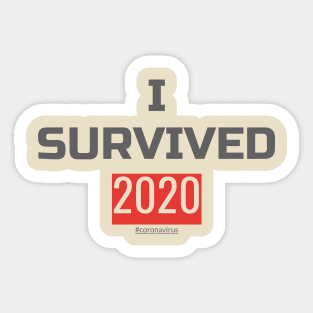 I survived 2020 Sticker